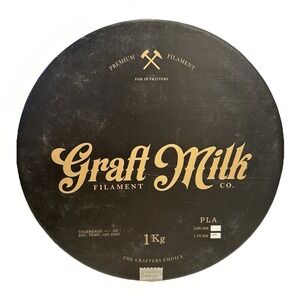 Graft Milk Filament Co. 3D Printer 1.75mm PLA "Primer Grey" 1 Kg Premium Rare